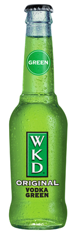  Lending appropriate colour to the Irish market: WKD Green. 